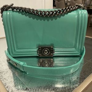Chanel reverso boy flap bag